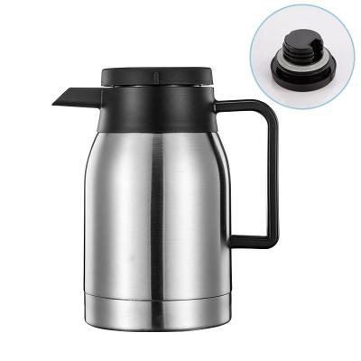 China PORTABLE Double Wall Stainless Steel Coffee Pot With Handle High Quality Classic Coffee Pot VACUUM Water Eco-friendly Pot for sale