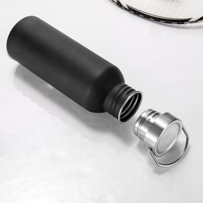 China 500ML Sustainable Stainless Steel Sport Single Wall Uninsulated Water Bottle for sale