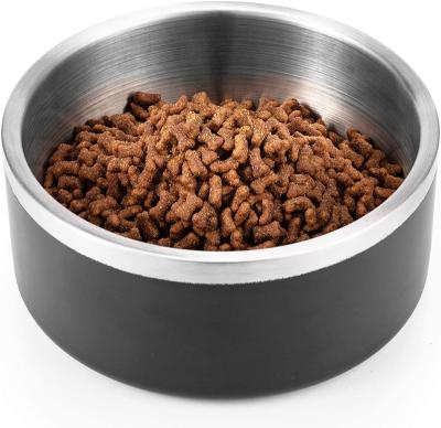 China Durable 304 Stainless Steel Premium Dog Bowls, Anti Slip Pet Bowl For Small Medium Dogs, Pet Feeder Cat Water Bowl No Spill for sale