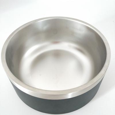 China Viable dog bowl stainless steel for dogs, pets and kittens feeder bowl and water bowl double wall stainless steel for sale