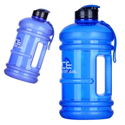 China 2022 New Design Viable Wide Mouth 1.3L BPA PETG Reusable Free Water Jug Sports for sale