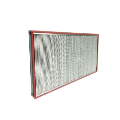 China Industry High Temperature HEPA Air Filter , H13 H14 99.95% 0.3um HEPA Pleated Filter for sale