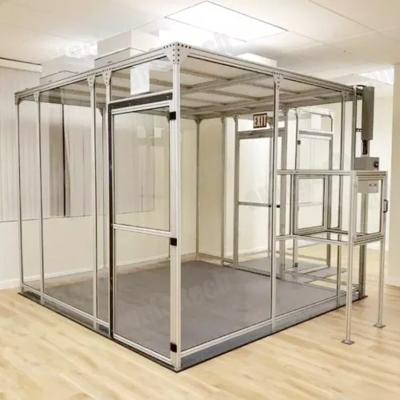 China Customizable Cleanroom Enclosure With Modular Structure And H14 HEPA Filter for sale