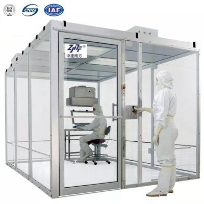 China Easy Install Portable Positive/Negative Pressure Clean Room Assembly With Enhanced Anti Static Flooring for sale