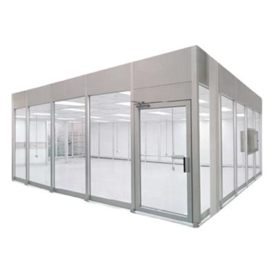 China ISO 5 Modular Clean Room with H14/H13 Hepa Filter and Positive/Negative Pressure Control System for sale