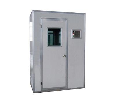 China 1250W Stainless Steel Air Shower Units with PVC Roller Shutter Door for sale