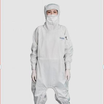 China Washable Cleanroom Supplies ESD Polyester Conductive Filament Sterile Apparel For Semiconductor Medical Industry for sale