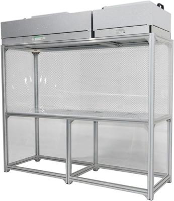 China 4x2 2x2 Laminar Flow Fume Hood , Horizontal Vertical Laminar Flow Hood Cabinet for sale