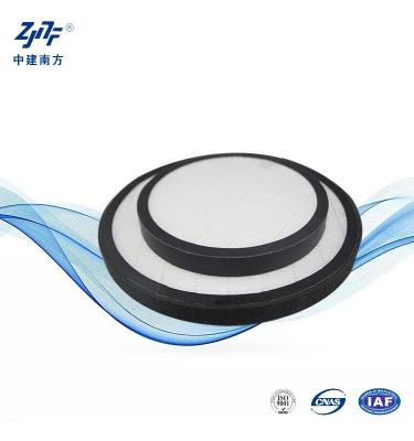 China Dust Removal Round HEPA Filter , Smoke Cleaning Activated Carbon HEPA Filter for sale