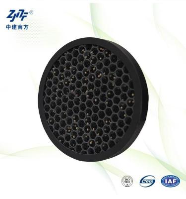 China Round Chemical HEPA Air Filter Activated Carbon Fiber Glass For Odor Removal Industry Lab for sale