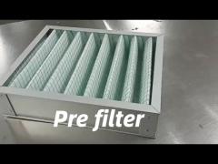 Customizable Air Pre Filter 6-15Pa With Polyester Fiber Cotton Aluminum Frame For Cleanroom