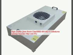 High Quality Clean Room Class10000 4X4 4X2 FT Galvalume Laminar Flow Fan Filter Unit FFU