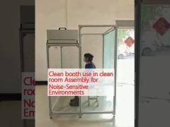 Clean booth use in clean room Assembly for Noise-Sensitive Environments