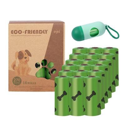 China 2021 Wholesale Multicolor Eco Friendly Biodegradable Dog Stocked Dog Poop Bags Dog Poo Bags With Dispenser for sale