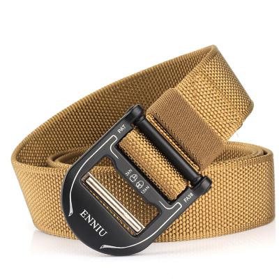 China Wholesale Amazon MEN Outdoor Activities Nylon Alloy Band Quick Release Open Buckle Tactical Outdoor Quick Dry Rescue Belt for sale