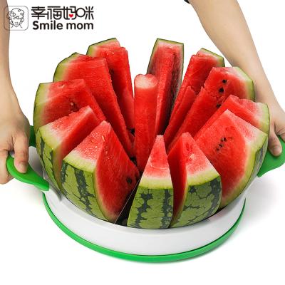 China Smile Mom Stainless Steel Watermelon Slicer Viable Hollow Puncher for sale