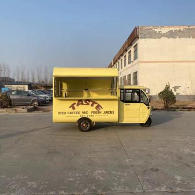 China Commercial catering Mobile Dining Car Electric 3 wheels Food vending trucks coffee motorcycle food cart trailer for sale for sale