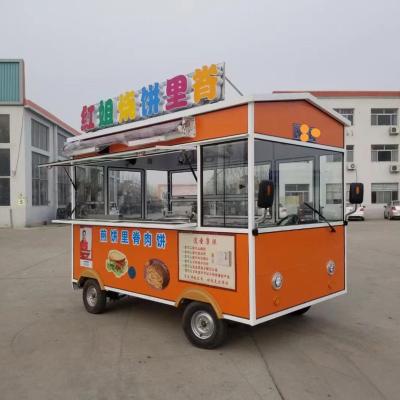 China Commercial catering Low price factory electric food trucks equipped with street commercial kitchen equipment for sale