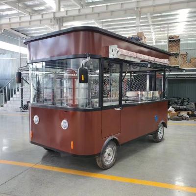 China Commercial catering Customized modern outdoor fast food truck design for mobile devices, fast food kiosks, and restaurants for sale