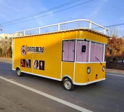 China Commercial catering Electric food truck can drive food truck, food truck, clothing sales truck, hair clipper truck for sale