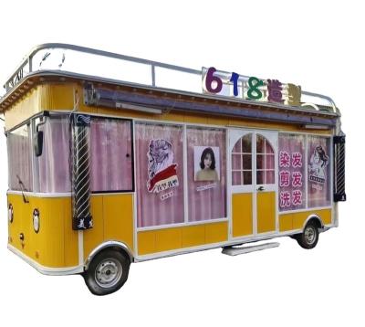 China Commercial catering Customized 4m dining truck, licensed catering food trailer, ice cream hot dog mobile food truck, mobile hair salon truck for sale