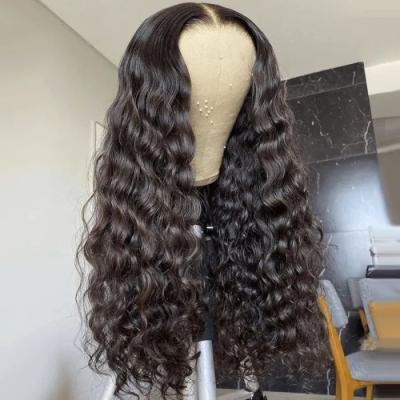 China Wholesale Straight Color Transparent Swiss Natural Cuticle Aligned Brazilian Virgin Hair Lace Front Wigs for sale