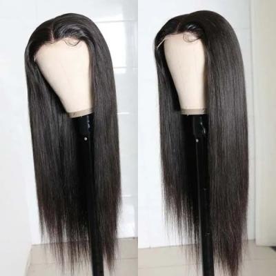 China Hd Straight Black Body Wave Lace Front Wig Curly Straight Human Hair Lace Front Wig for sale