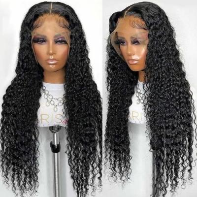 China Wholesale HD Water Wave Transparent Bob Human Hair Lace Frontal Wigs Full Lace Wigs For Women Color Brazilian Virgin Hair Lace Front Wig for sale