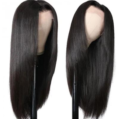 China Best Silky Wave Straight Selling 100% Swiss Straight Hair Lace Front Wigs Vigin Hair For Black Women for sale