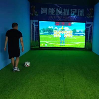 China Museum Factory Outlet Screen Projection 3d Game Ground Interactive AR Football Simulator for sale