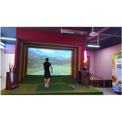 Китай Golf Practice Full System Professional Training Simulator Pgm Golf 3d Projection Screen Indoor Golf Simulator продается