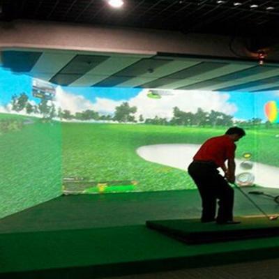 Китай Professional 3d Golf Simulator Full Set Assisted Indoor Training System Projection Screen Golf Simulator 1 продается