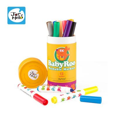 China office & School 12 Color Makers Washable Kids Pens Coloring Markers Kids Drawing Paint Markers for sale