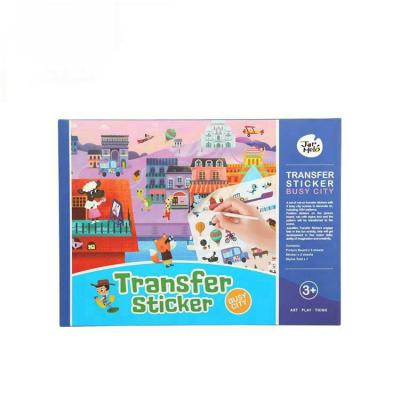 China Cartoon Sticker Transfer Sticker Lands Prepared - Busy City Stickers for Kids for sale