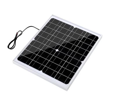 China New 20W 12V Portable Solar Panel Kit Battery Charger Maintainer 10A PWM Solar Charge Controller CA283-SL for sale