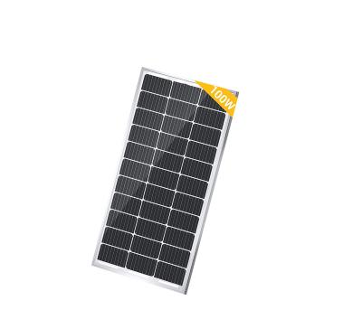 China New 100W Commercial Mono Lightweight Portable Solar Panel Kit Solar Suitcase Waterproof 20A 12V/24V LCD Display ControllerCA286-SL for sale