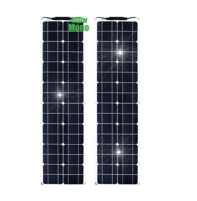 China High-transmittance and low reflection 400 watt mono flexible solar panel suitable for golf cart yacht boat RVCA297-SL for sale