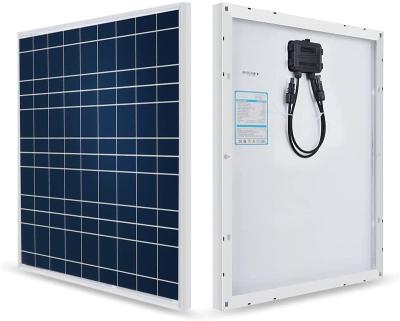 China High-Quality High-Transmittance and Low Reflection 50 Watts 12 Volt High Output Monocrystalline Solar Panel CA125-SL for sale