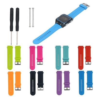 China Watch Band Part Silicone Watch Band Strap with Tool Kit and Original Srews for Garmin Forerunner 920xt GPS 910xt 920 for sale