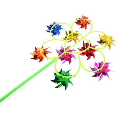 China Beautiful Appearance High Quality PP+PET Plastic Windmill Toys Home Decor Sunshine for sale