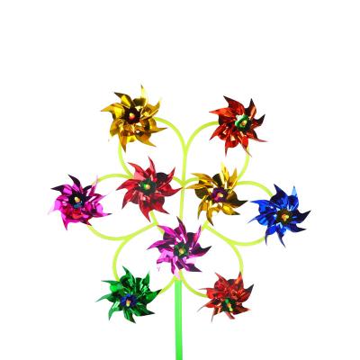 China PP+PET Border New Products Large Indoor Decor Windmill Toy Pinwheels for sale