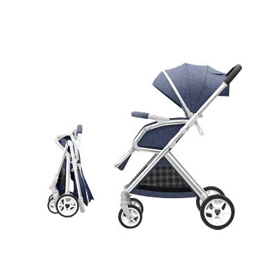 China Fashionable Stroller Push-pull Folding Outdoor Baby For Children Kids Polyester Stainless Steel Stroller for sale