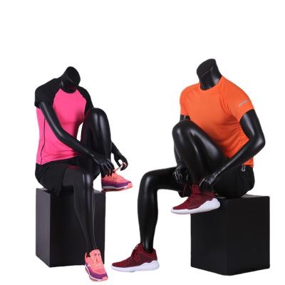 China Other Wholesale Male Full Body Mannequin Window Display Mock Sitting Garment Mannequin for sale