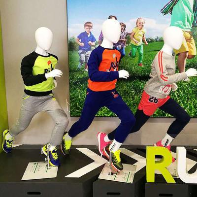 China Other Wholesale High Quality Fiberglass Boys Running Sports Children Kids Dummy for sale