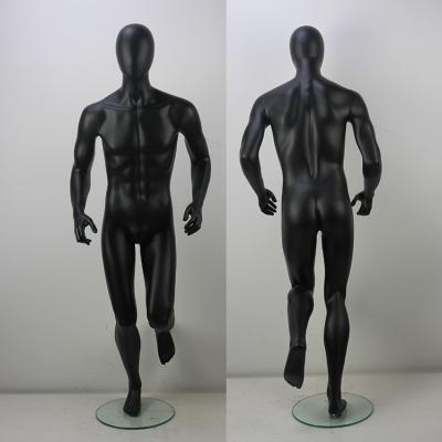 China Other Wholesale Black Male Sports Egg Head Mannequin Working Male Mannequin for sale