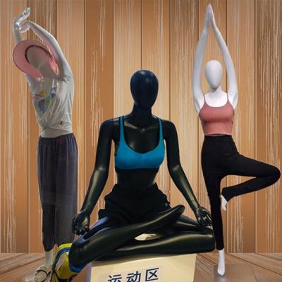 China Other Window Wholesale Clothes Show Model Yoga Teacher Yoga Sports Mannequin Girl Mannequin for sale