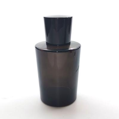 China Ermay EP398 100ml Personal Care Wholesale NEW DESIGN OEM Luxury Black Empty Glass Perfume Bottle for sale