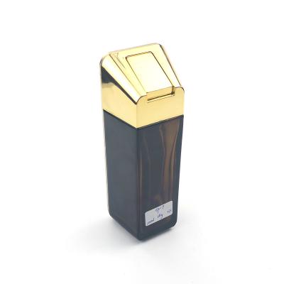 China Hot Sale Ermay EP19 Personal Care Woman Glass Perfume Spray Bottle 100ml Perfume Bottle With Gold Cap for sale