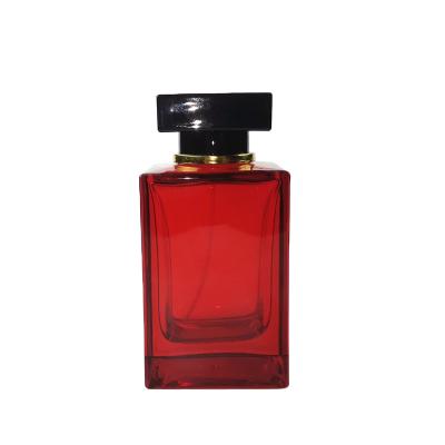 China Personal Care FP485 100ml Stylish Rectangle Shape Empty Glass Perfume Bottle for sale