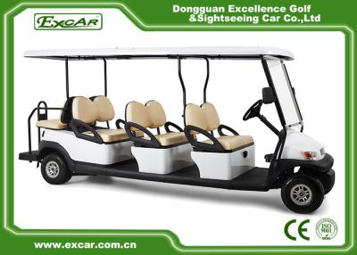 China 8 Seater Aluminum Chassis 48V Golf Cart 114MM Grounding Clearance for sale